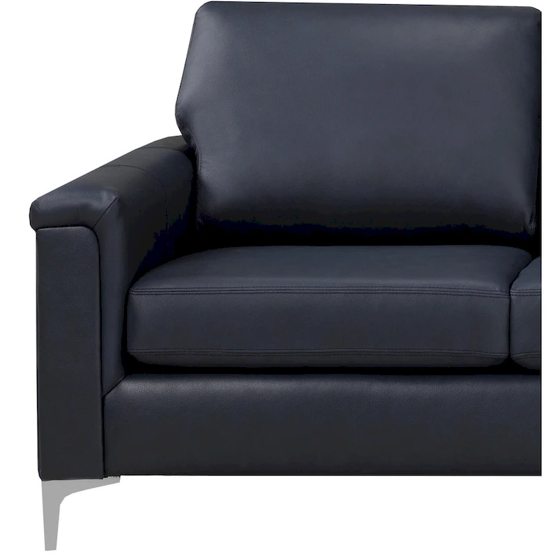 Lessa Modern Premium Top Grain Leather Sofa and Chair Set