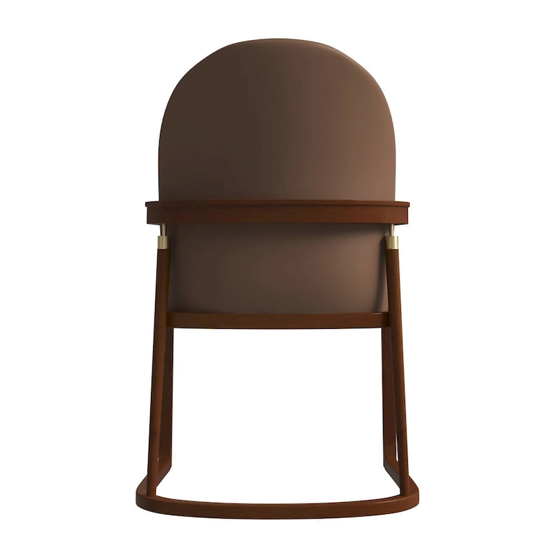 Modern Dining Chair in Upholstered Leather Svelta Series by LeisureMod