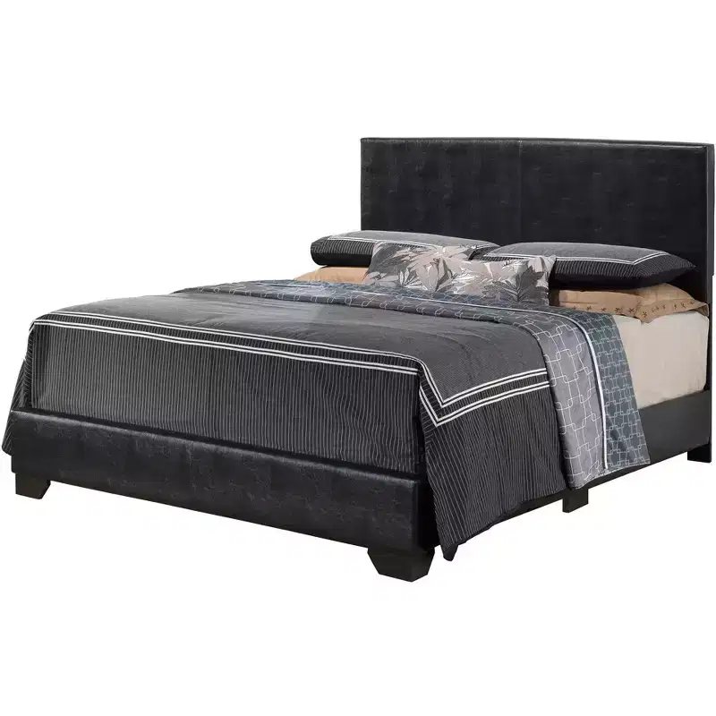 Passion Furniture Aaron Upholstered Full Panel Bed