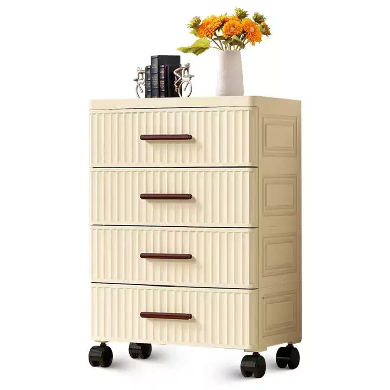 Multifunctional Drawer Storage Cabinet Bedside Table Living Room Snack Children's Toys Books