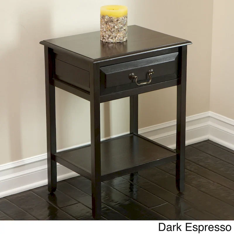 Banks Acacia Wood Accent Table