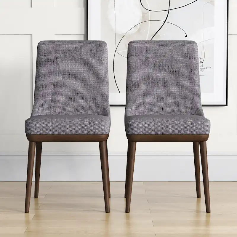 Belladonna Mid-Century Modern Dining Chairs (Set of 2)