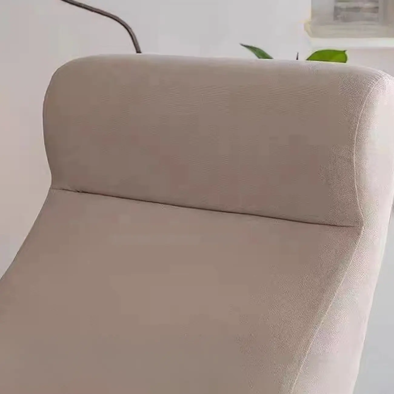 Modern Wood Upholstered Rocking Chair with Optional Ottoman