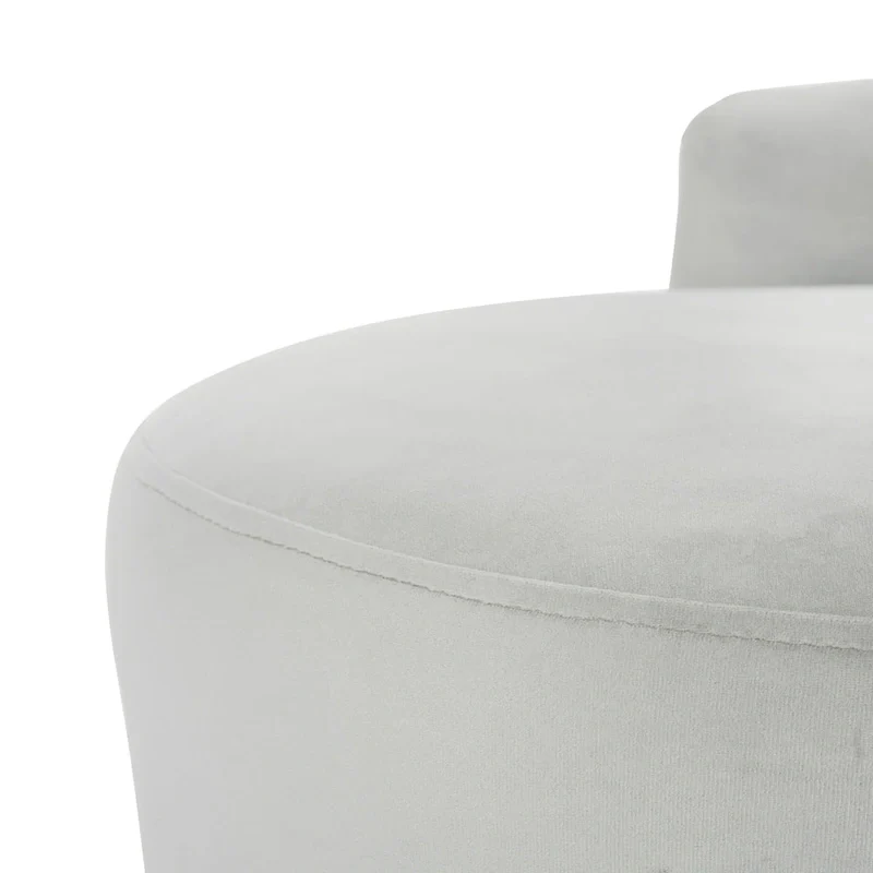 SAFAVIEH Helgrit Black/Gold Velvet Retro Glam Settee - 57.5  W x 27  D x 28  H - 58Wx27Dx28H