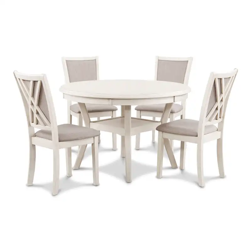 New Classic Furniture Baart 5-Piece Round Dining Set
