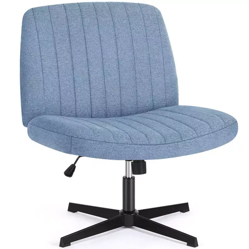 JIONJOY Fabric Adjustable Height Ergonomic Task Chair with Criss Cross Chair Legged