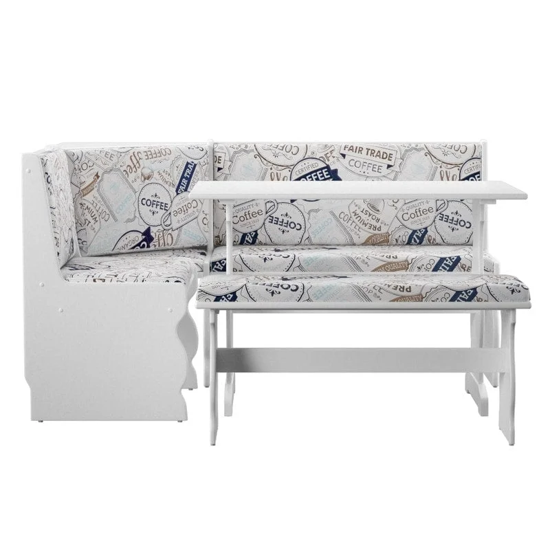 Hannah Breakfast Nook 3-piece Dining Set