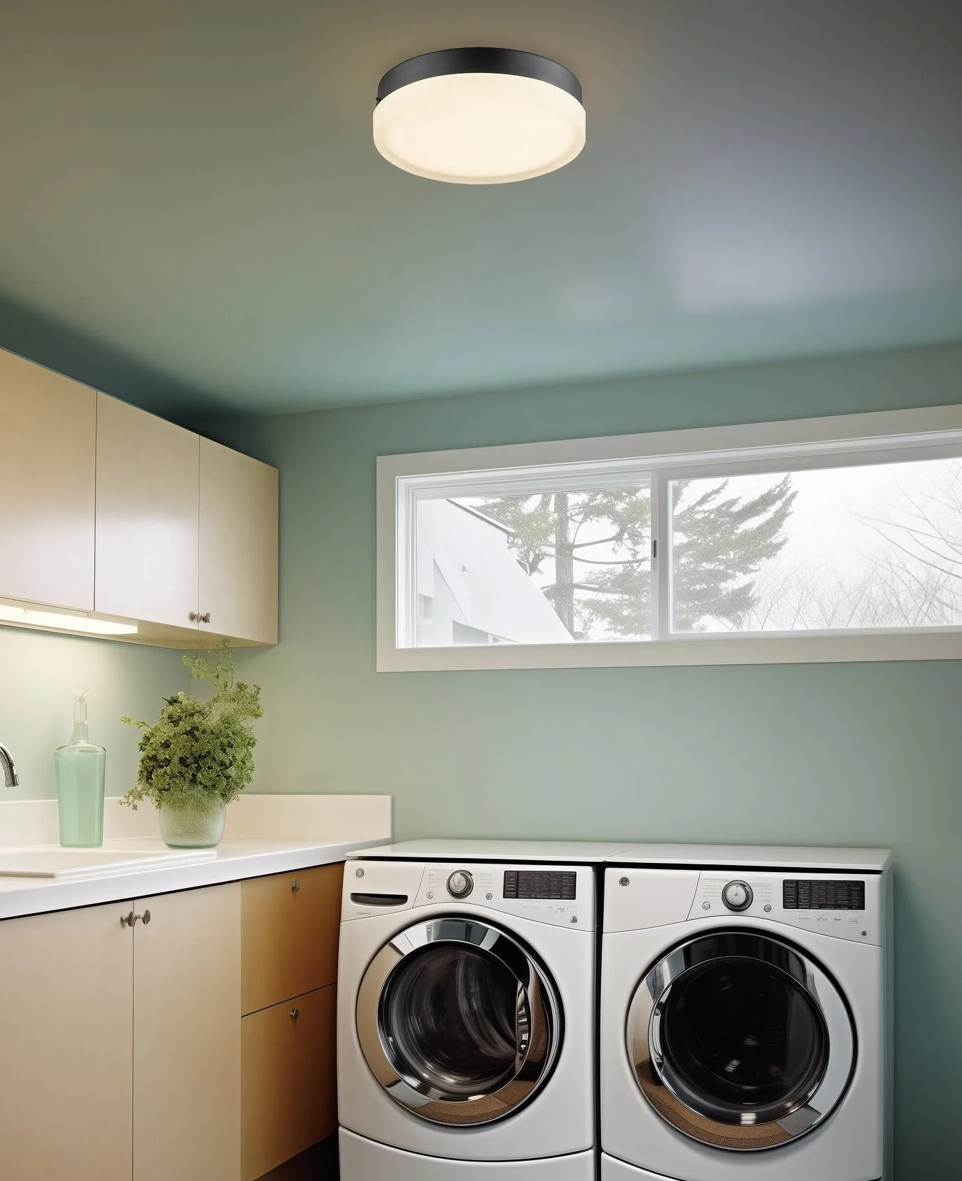 Luna 11 Modern Integrated 25W LED (250W eq.) Flush Mount Ceiling Light