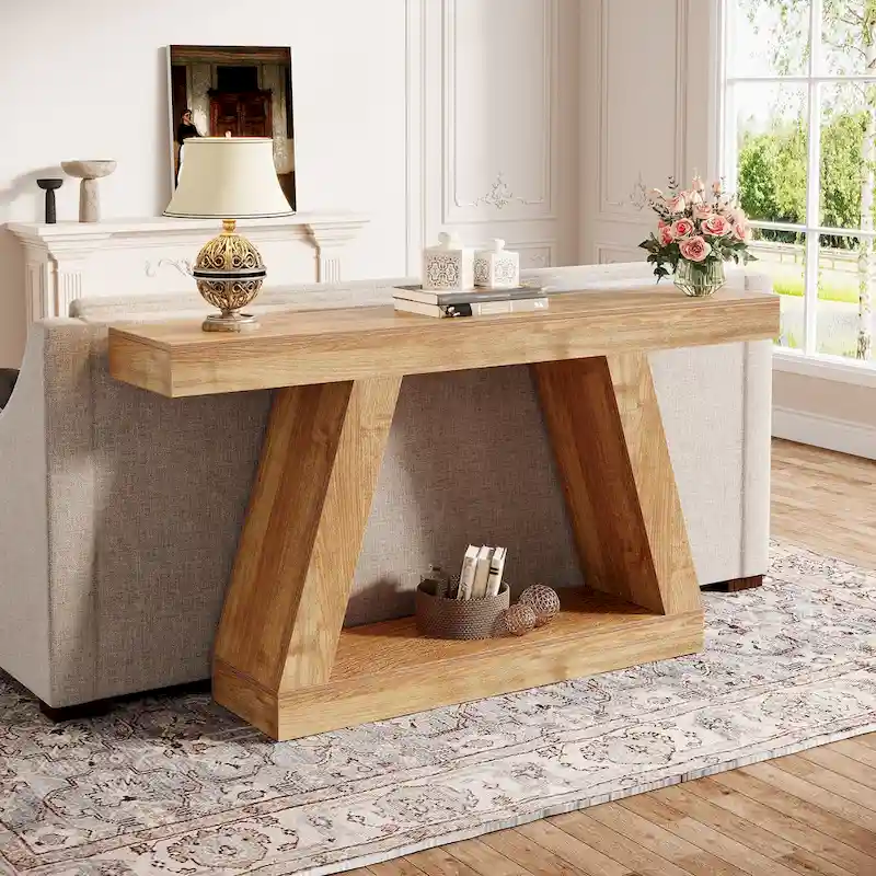 2-Tier Console Table 55