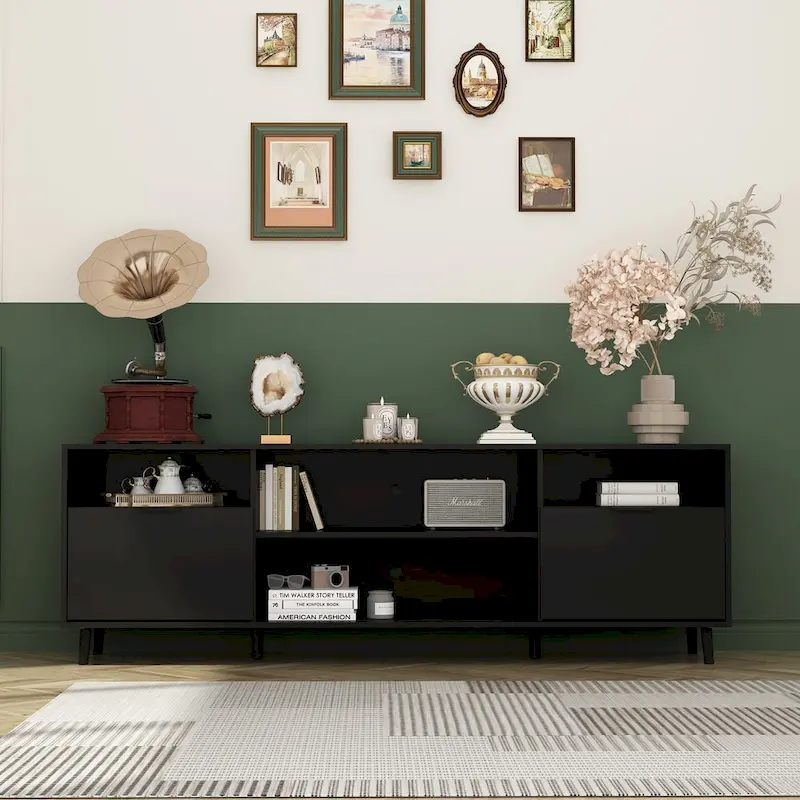 Fireplace TV Stand Electric Fireplace TV Console w/Remote Control