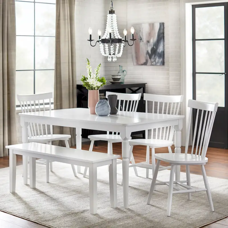 Simple Living Parma Dining Set with Dining Bench