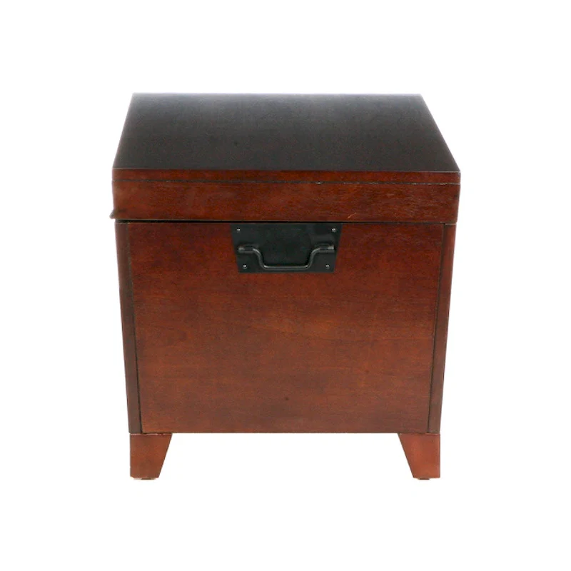 SEI Furniture Liatris Transitional Wooden Espresso Trunk Coffee Table