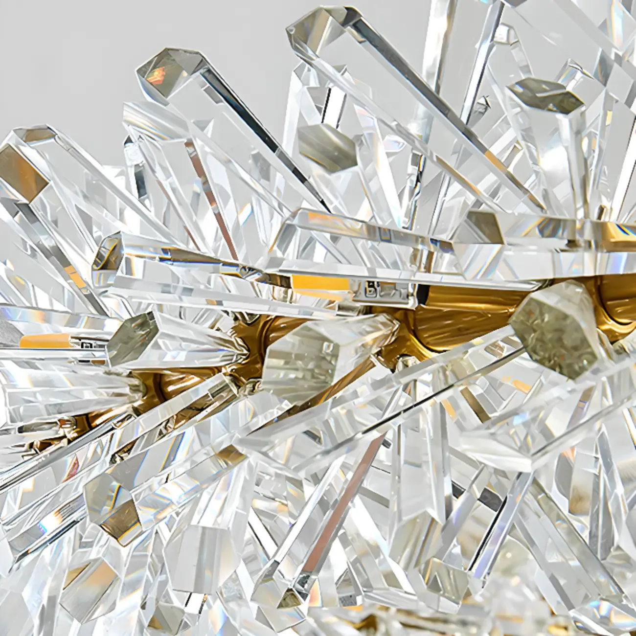 Modern Gold Crystal Garland Ambient Chandeliers