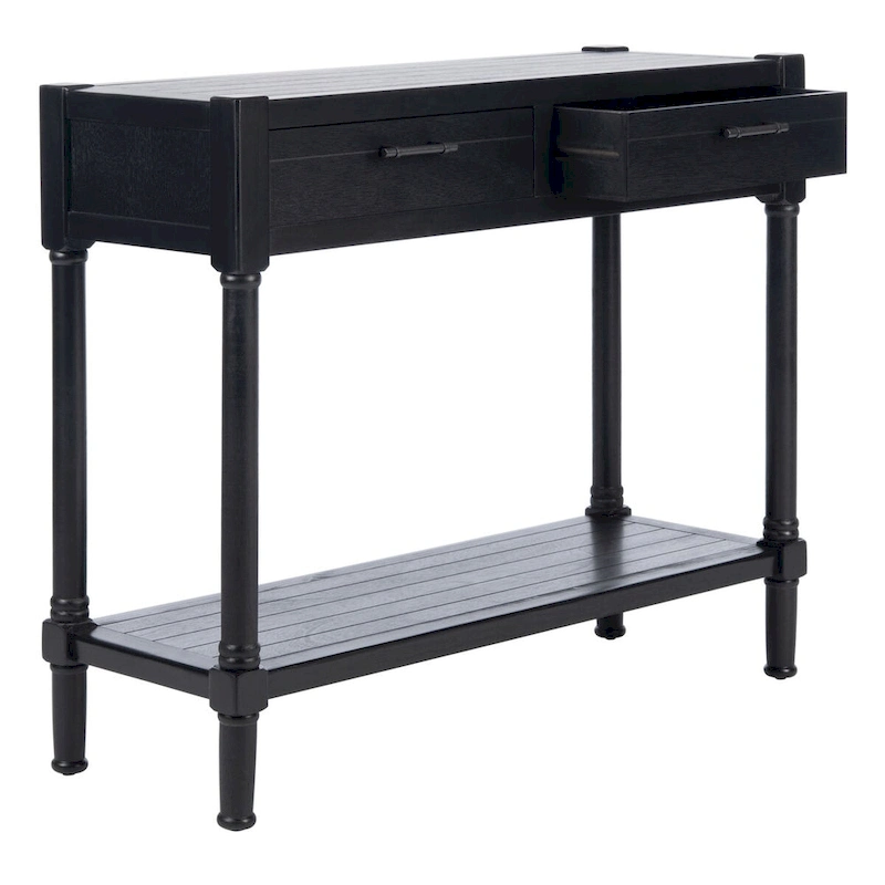 SAFAVIEH Phillis 2-Drawer Console Table - 35.5 W x 13 L x 29.5 H - 36Wx13Dx30H