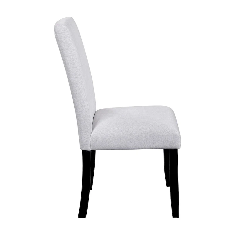 5 Pcs Wood Kitchen Table and Chair Set, 4 People Round Dining Table Set with Faux Marble Top and 4 Upholstered Chairs