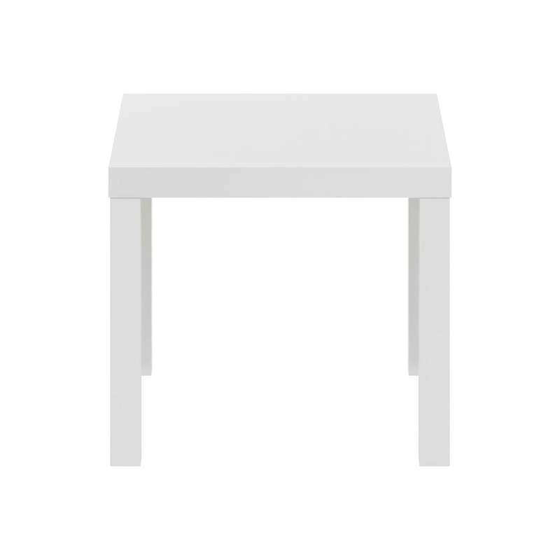 Furinno Classic Homey Square Side Table, Black