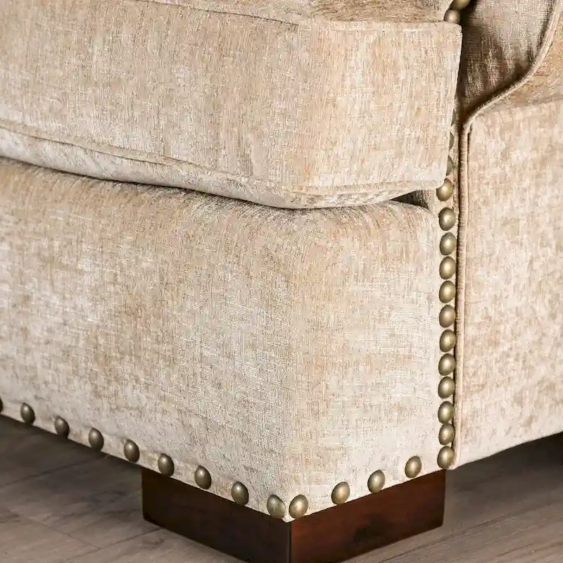 Jula Traditional Linen 2-piece Sofa Set