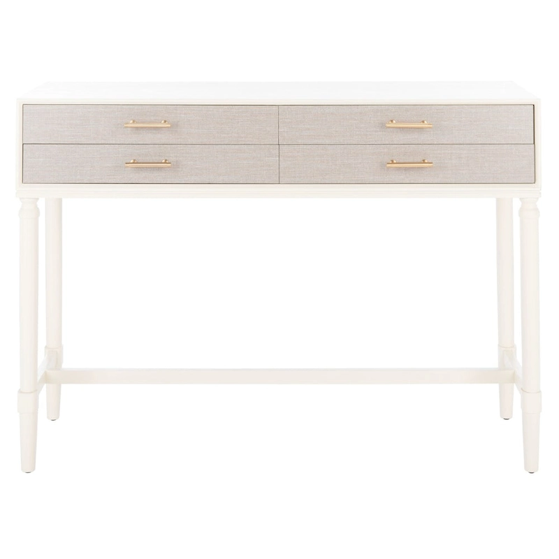 SAFAVIEH Birdella 4-Drawer Console Table - 42 W x 13 L x 29.5 H - 42Wx13Dx30H