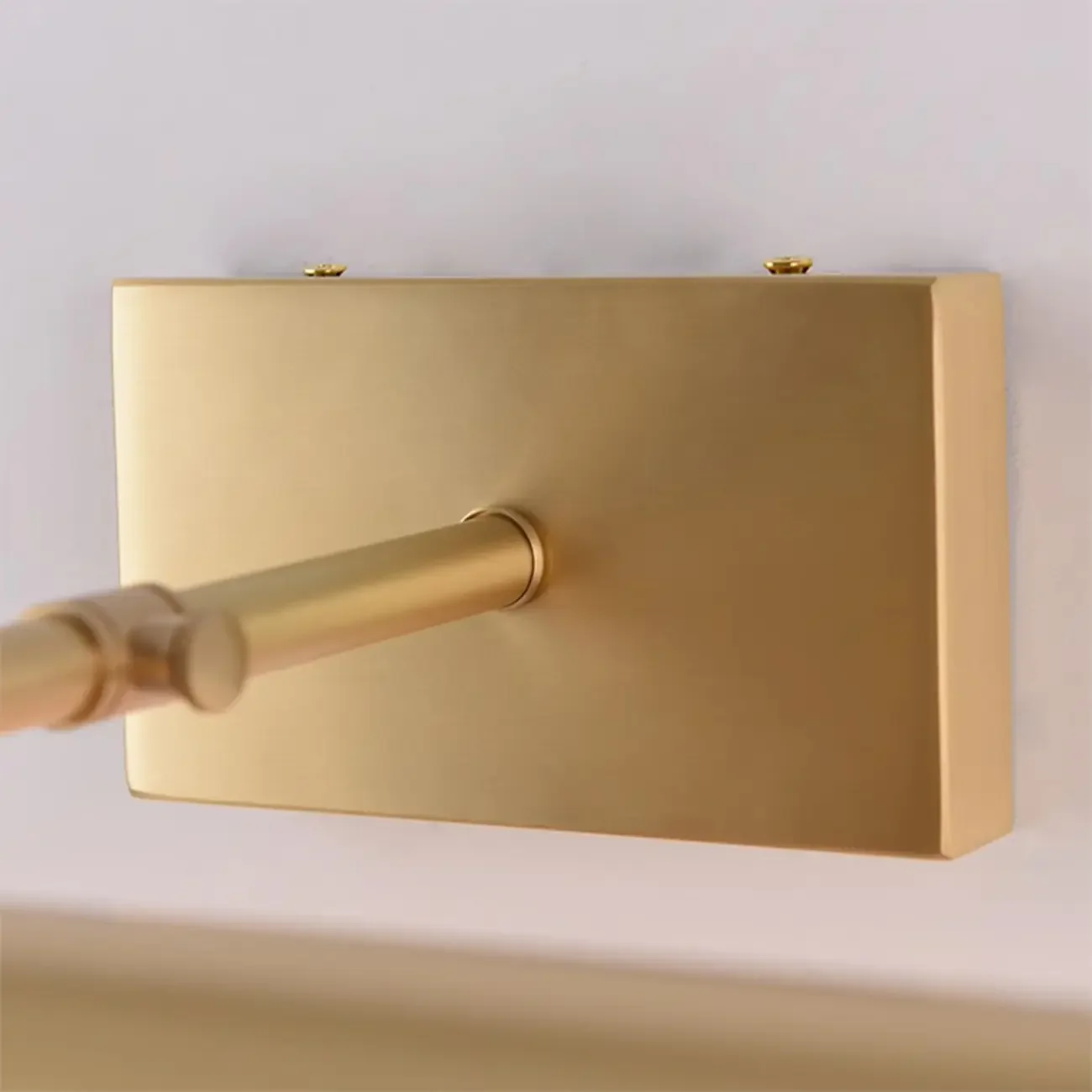 2-light Modern Straight LED Vanity Light with Copper Shade