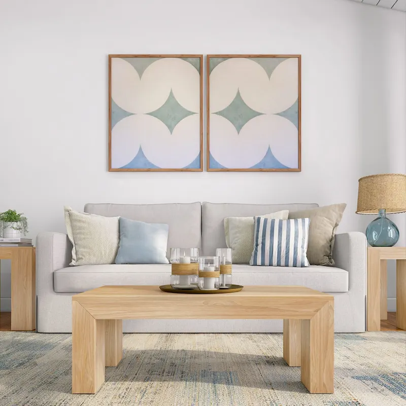 Plank and Beam Modern Rectangular Coffee Table - 40