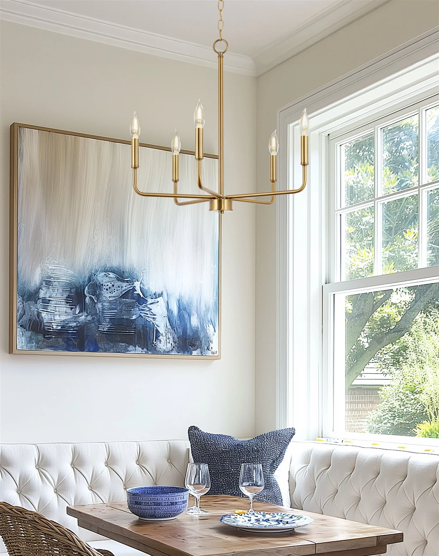 Camille 22 5-Light Modern Chandelier