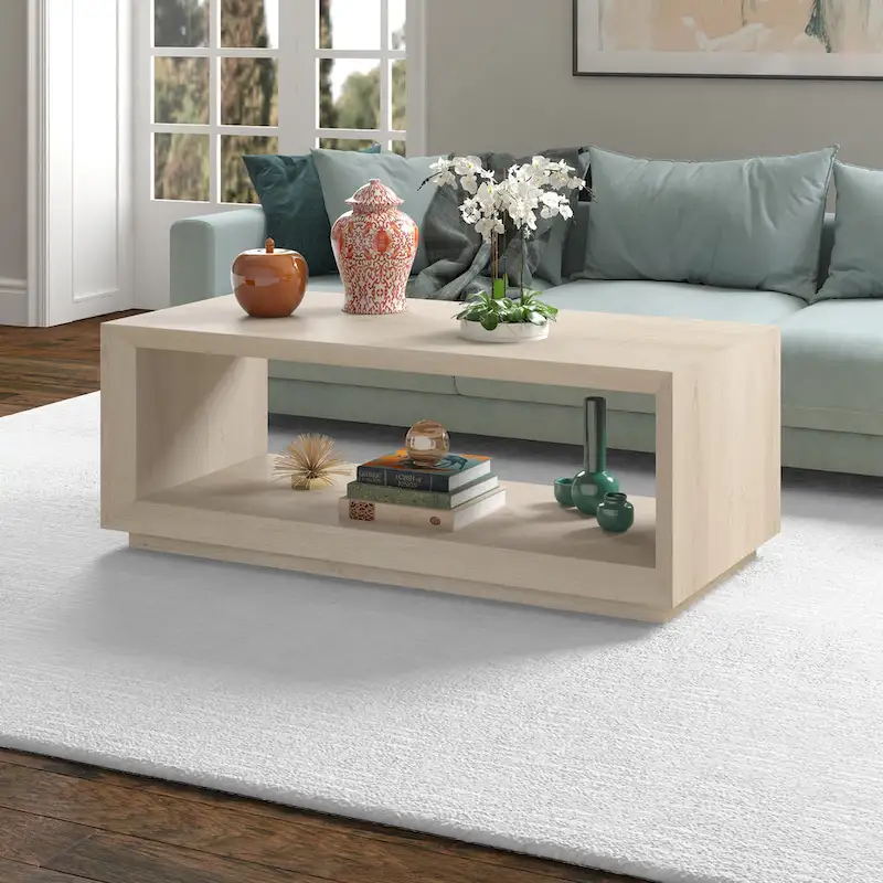 48  Wide Rectangular Coffee Table - 47.5  Wide