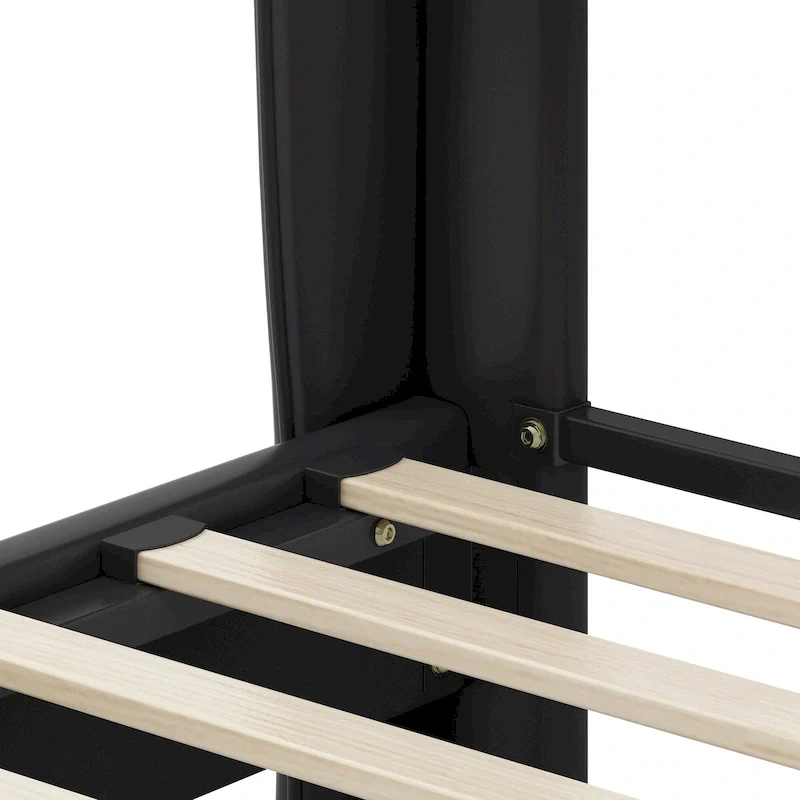 Uphou Modern Upholstered PU Leather Bed by Christopher Knight Home