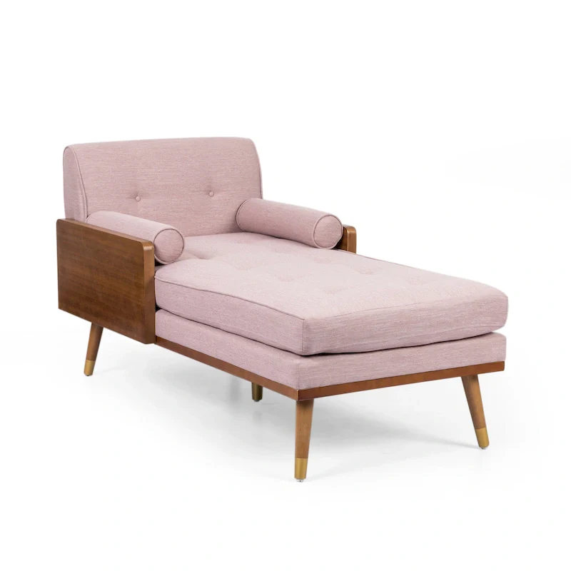 Fortas Mid-century Modern Chaise Lounge by Christopher Knight Home - 32.00 W x 63.75 L x 33.50 H