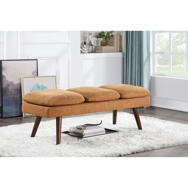 54 Mid-Century Bench