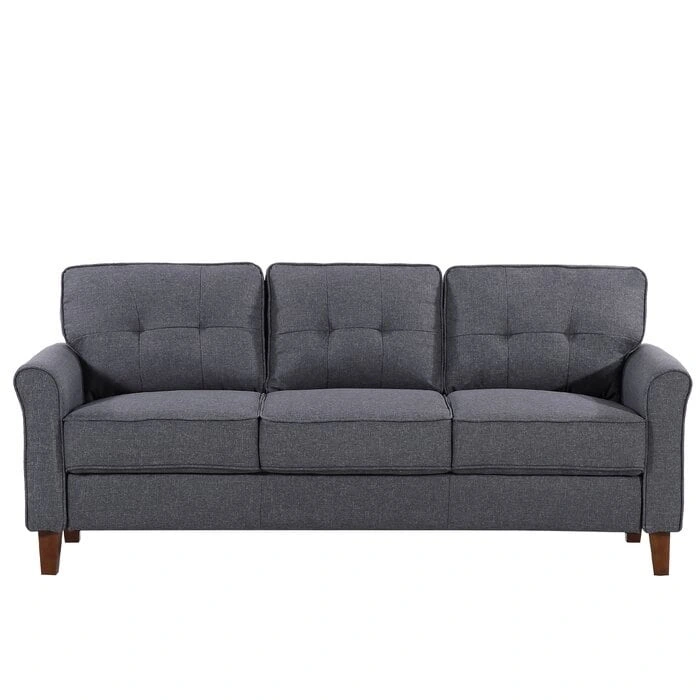 Kouchouk 78.7 Linen Flared Arm Sofa