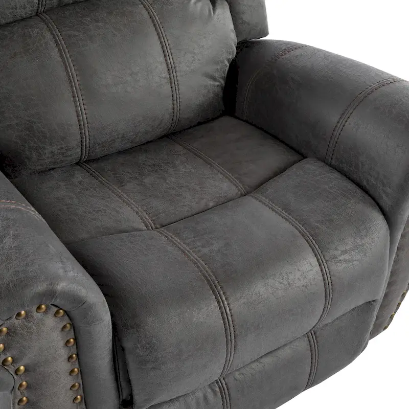 Charlie Bonded Leather Glider Recliner