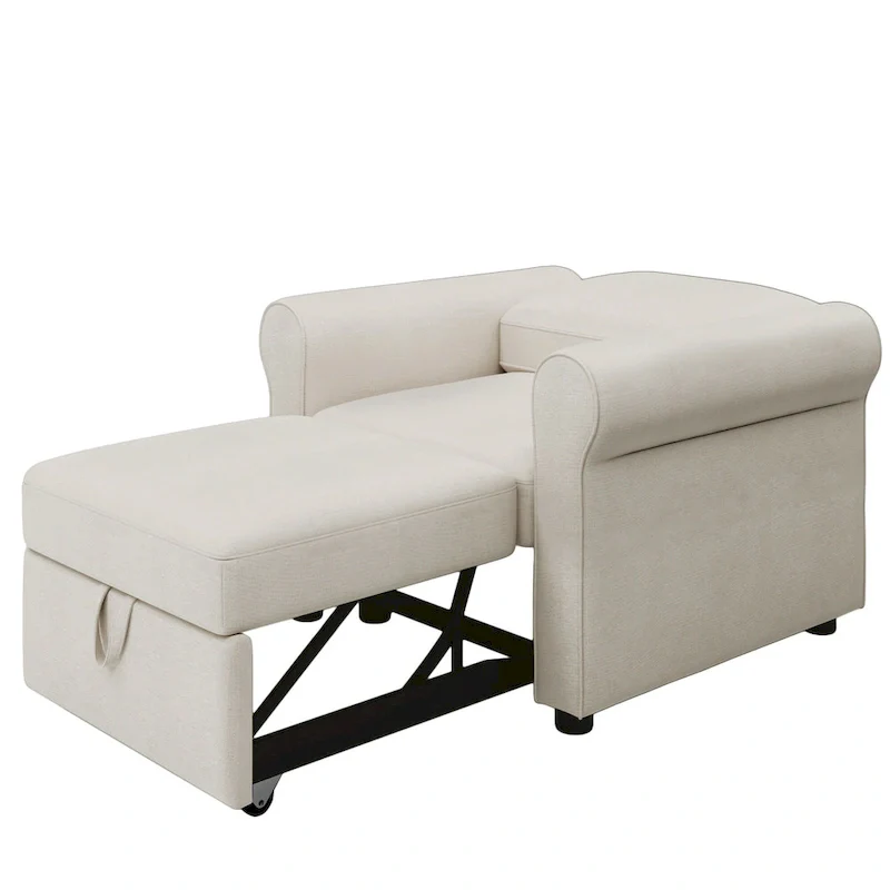 3-in-1 Convertible Sleeper Chair Bed