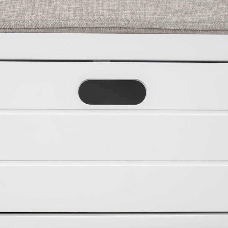 Fully Assembled Shoe Bench with Removable Cushion