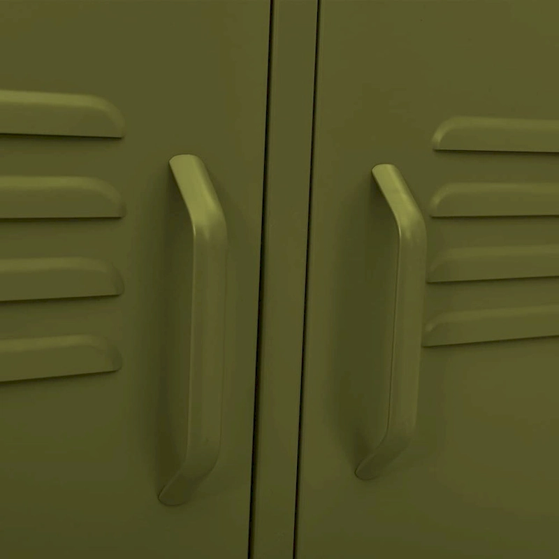 vidaXL TV Stand TV Unit Sideboard Home TV Console Media Unit Cupboard Steel - 41.3 x 13.8 x 19.7