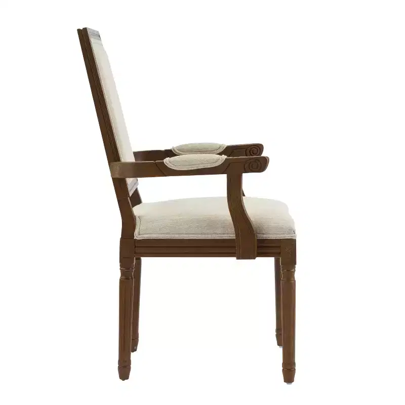 Christopher Knight Home Louis Traditional Rubberwood Upholstered Dining Chair (Set of 2)