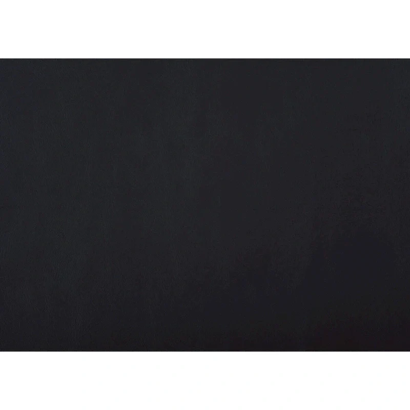 Audi Black LED Faux Leather Upholstered Tufted Bed