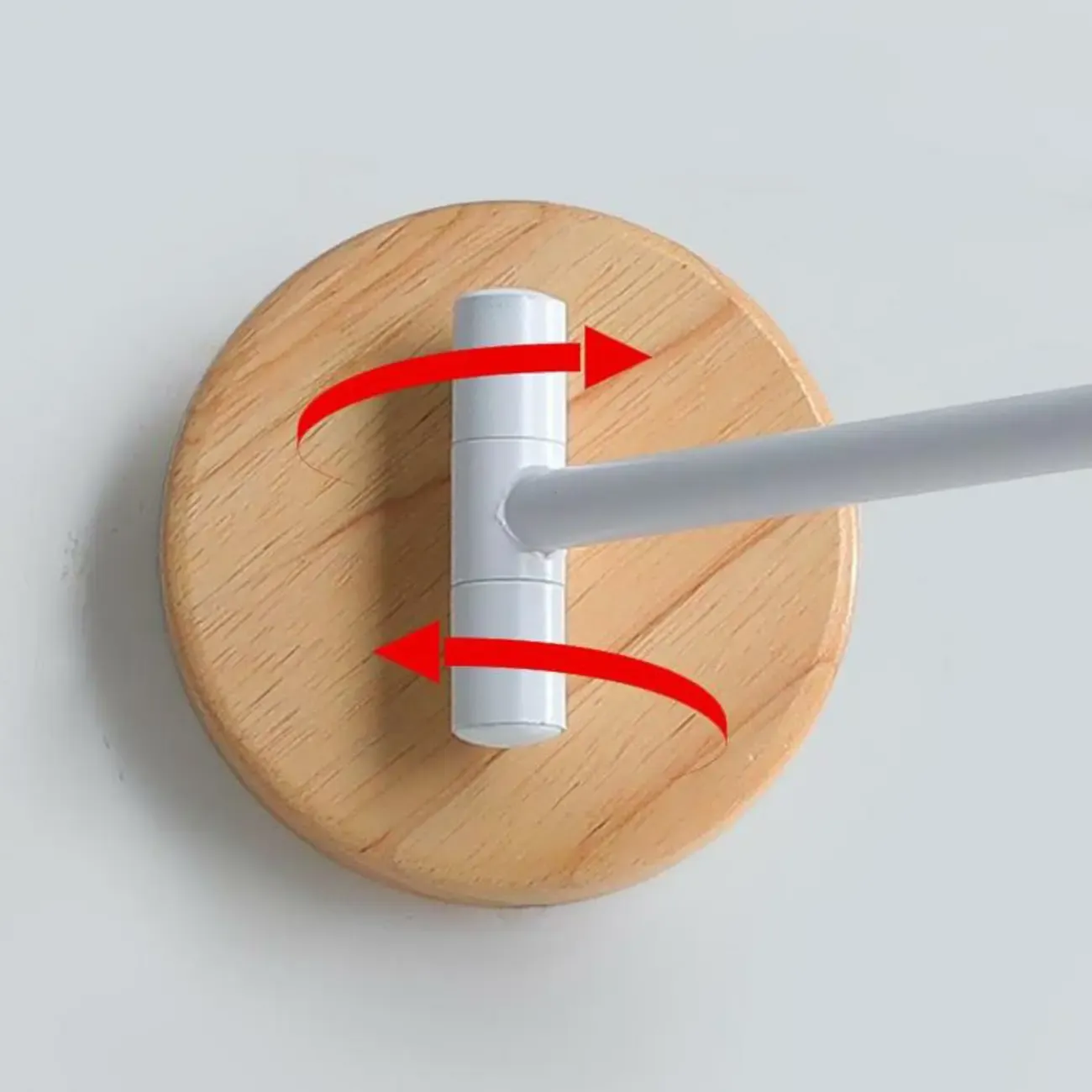 Modern White Adjustable Swing Arm Wall Light