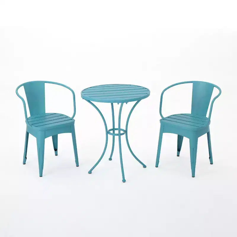 Colmar 3pc Cast Iron Patio Bistro Set - Christopher Knight Home