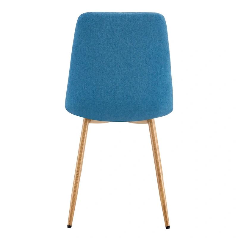 Linen Upholstered Metal Leg Side Chair (Set of 4)