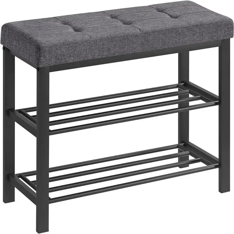 3-Tier Shoe Rack for Entryway - 12.2D x 31.9W x 19.3H