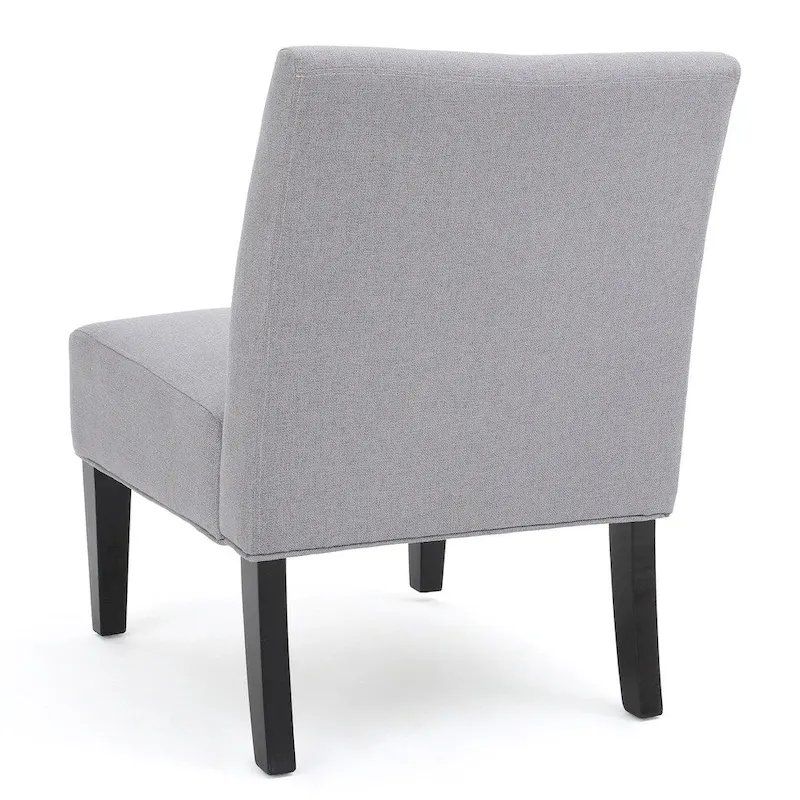 Fabric Slipper Accent Chair - Single Seat