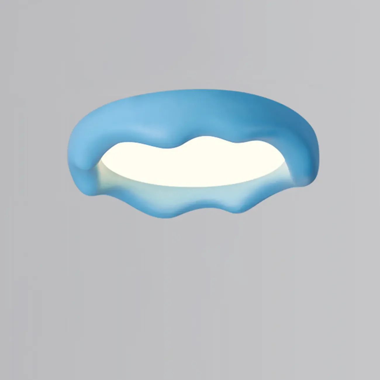 Acrylic Artistic Melting Cream Design Flush Ceiling Light