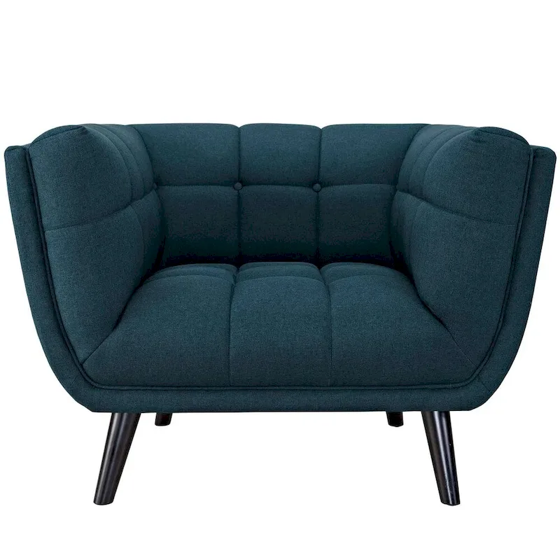 2-Piece Upholstered Fabric Sofa and Armchair Set