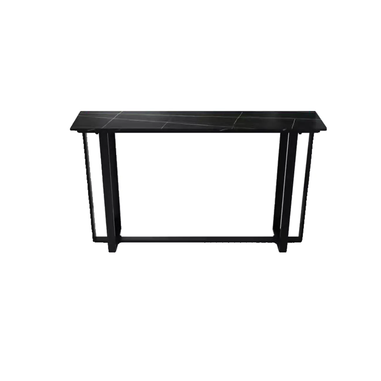 Scandinavian Slate Metal Rectangular Bar Tables