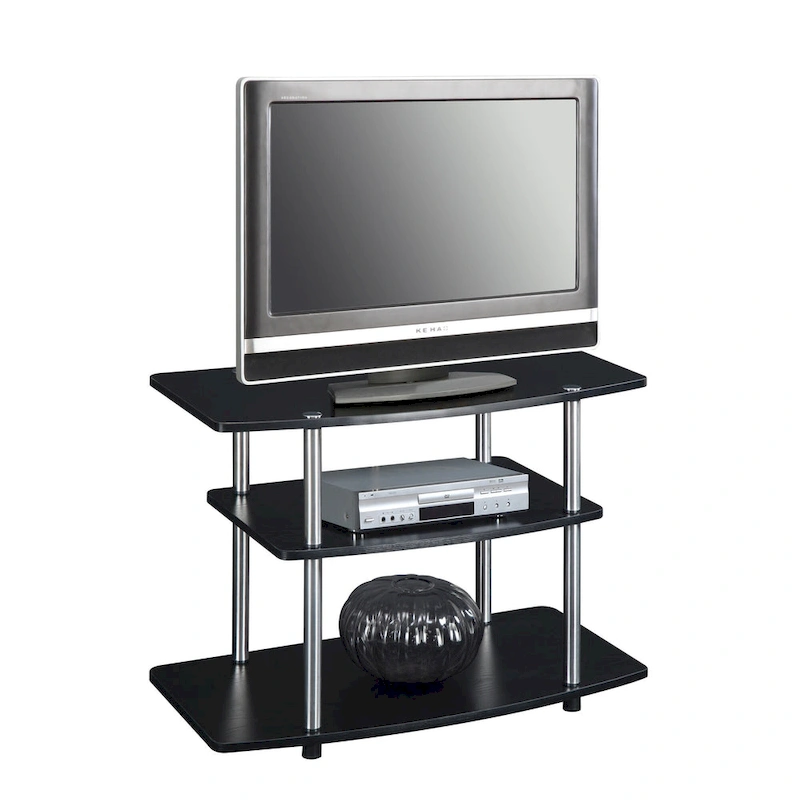 Convenience Concepts Designs2Go No Tools 3 Tier TV Stand