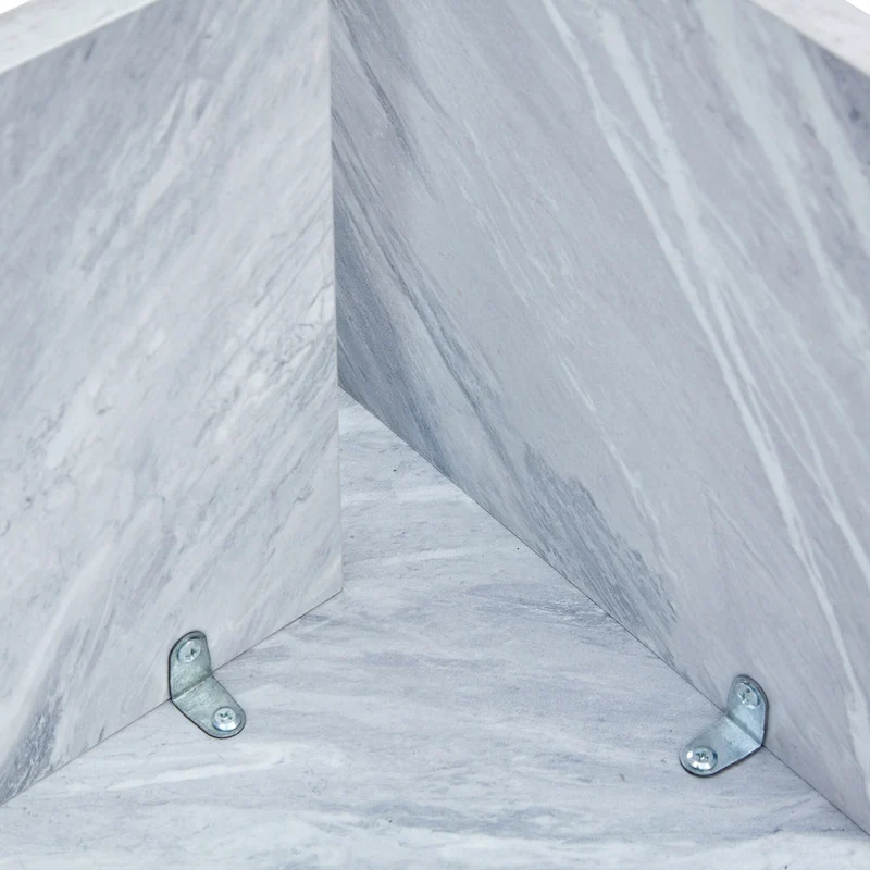 Modern Round MDF Coffee Table Durable Living Room Center Table