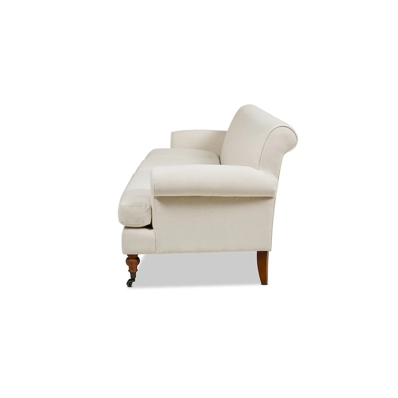 Alana Lawson 88 Inch Living Room Sofa  Three Cushion Couch with Rolled Arms and Tight Back  Minimal Assembly Required