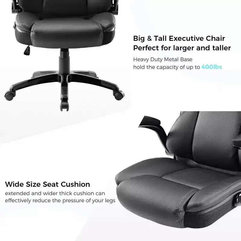 EUREKA ERGONOMIC Galene, Faux Leather Office Chair