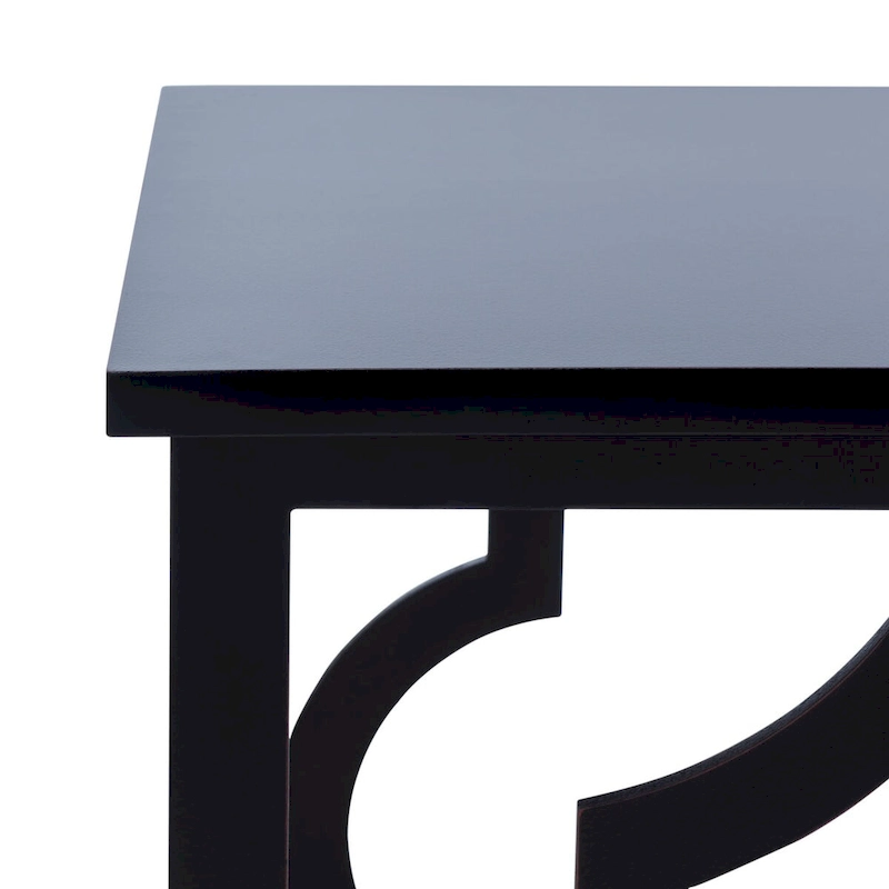 SAFAVIEH Grayce Trellis Silver Leaf End Table. - 19  W x 19  D x 23  H - 19Wx19Dx23H