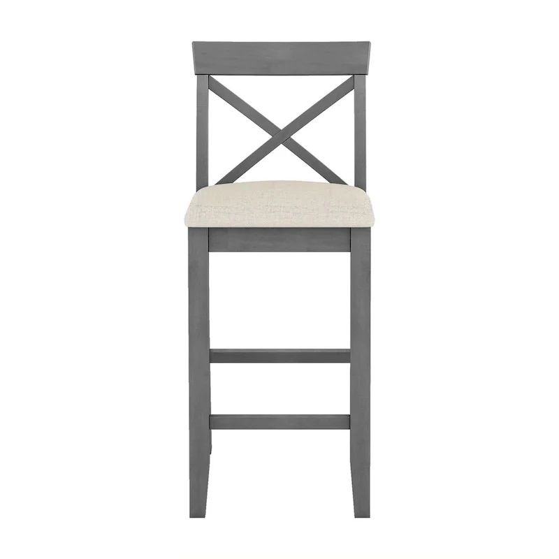 3PCS Rectangular Wood Bar Dining Set